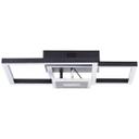 Deckenleuchte Chloe, schwarz, 40 x 40 cm, Metall LED-Deckenleuchte, dimmbar