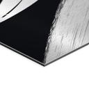 Geborsteld Alu-Dibond met goud-, zilver- & kopereffect - Penseelstreek compositie - Treechild