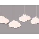 non-woven tapet Designwalls i grå og hvidt non-woven tapet Skyerne himmel 