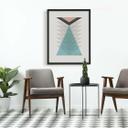 Plakat - Nouveauprints - Totem og aqua i pink