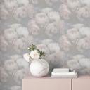 Papel pintado tejido-no tejido Livingwalls New Walls Papel pintado floral Romantic Dream con rosas gris, rosa, blanco