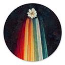 Tableau sur alu-Dibond rond Heine - Salutations fleuries de la - All Astro Cruise