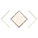 Deckenleuchte Yara, metallic, 7 x 51 cm, Metall Deckenlampe, dimmbar