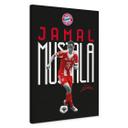 Canvasbillede FC Bayern-spiller Jamal Musiala 2025/26