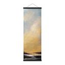 Póster de tela Luz dorada en el cielo del atardecer - Bergius - Panorama