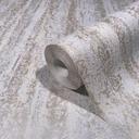 Grafisk tapet, non-woven vægbeklædning Novamur Kylie hvid, beige