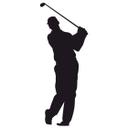 Golfspiller 1 wallsticker