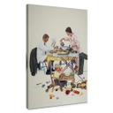 Leinwandbild Kurt Ard - Hier brennt was an... (1960) - 70x100 cm