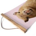 Peace Capybara Tekstil plakat