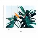 Nature PalmDetail tapet i blågrøn - non-woven tapet Designwalls 2 - 2,55 x 3,5 m