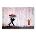 Tableau sur verre Banksy - Coloured Rain
