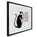 Póster Banksy - Fuera de la cama