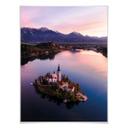 Póster Colombo - Lago Bled en Eslovenia