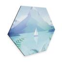 Hexagon - Alu-Dibond - Rivers - New Zealand
