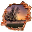 3D Wallsticker Cuadrado - Tågen