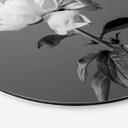 Tableau sur alu-Dibond rond 1X Studio - Pivoine noir et blanc