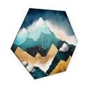 Hexagone - alu-Dibond SpaceFrog Designs - Lever du jour