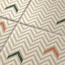 Azulejos Adhesivos Boho - espiga capuchino rojo-marrón - lote de 12