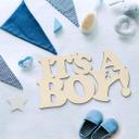 Decoración en madera de álamo - It's a Boy
