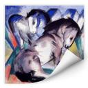 Zelfklevende Poster - Marc - Two Horses