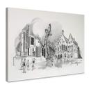 Lienzo Frankfurt - Blanco y negro - Love your City