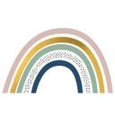 Sticker mural arc-en-ciel magique
