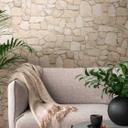 A.S. Création ikke-vævet tapet il Decoro tapet - Naturstenslook, Beige, Brun, Farverig
