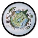 Póster Kikki Belle - El mundo de los animales - Redondo