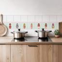 Azulejos Adhesivos Leffler - Matryoshka - Lote de 12