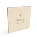 Cuadro de madera Confetti & Cream - Hakuna Matata - Cuadrado