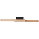 Deckenleuchte Anabelle, braun, 62 x 6,5 cm, Holz LED-Lampe