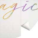 Tapet cirkel Feel the magic - vliesetapet/selvklæbende non-woven tapet