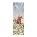 Póster de tela Caballos en el prado de flores - Kikki Belle - Panorama