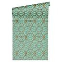 Versace Papier peint de designer - Vert, or