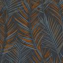 Papel pintado con flores - Floral negro naranja - Papel pintado no tejido A.S. Création