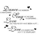 Wallsticker -  Dance like nobody...