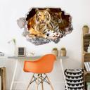 3D Wallsticker To kongelige bengalske tigre