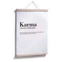 Plakat - Grammatik - karma