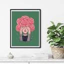 Póster Korenkova - No veo - verde