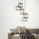 Pendelleuchte Levi, gold, 150,5 x 53 cm, Metall Pendel-lampe, dimmbar