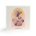 Træ dekoration blok Statue af gudinden Artemis - Grace Digital Art