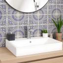 Azulejos Adhesivos Azulejos orientales azul - lote de 12