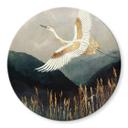 Tableau sur verre rond SpaceFrog Designs - Élégance