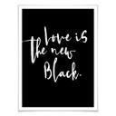 Póster - El amor es el nuevo negro