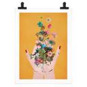 Plakat Treechild - Colorful flowers in Frida's hands