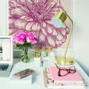 Zelfklevende Poster - Flower Illustratio