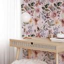 Mønstret tapet UN Designs - Blomster i akvarel