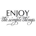 Enjoy the simple things