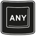 Sticker mural - Any Key