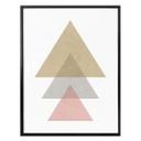 Plakat - Nouveauprints - Triangles Pink